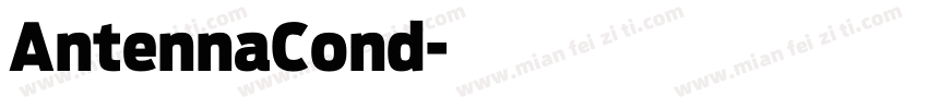 AntennaCond字体转换