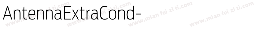 AntennaExtraCond字体转换