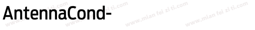 AntennaCond字体转换