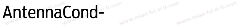 AntennaCond字体转换