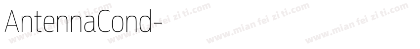 AntennaCond字体转换
