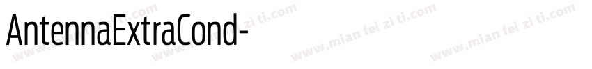 AntennaExtraCond字体转换