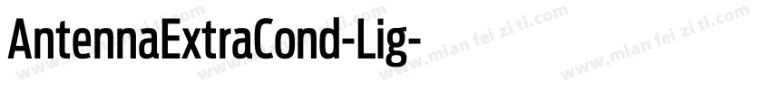 AntennaExtraCond-Lig字体转换
