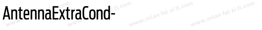 AntennaExtraCond字体转换