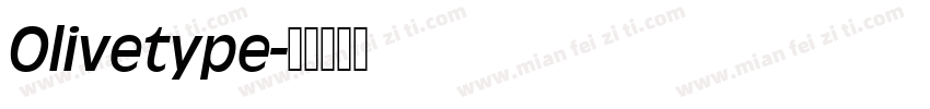Olivetype字体转换