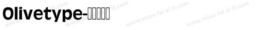 Olivetype字体转换
