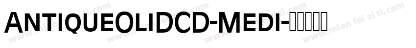 AntiqueOliDCD-Medi字体转换