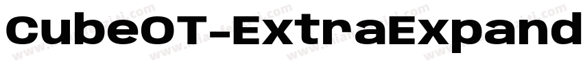 CubeOT-ExtraExpandedBold字体转换