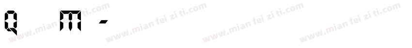 QuartzMon字体转换