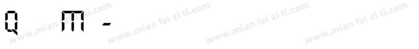 QuartzMon字体转换