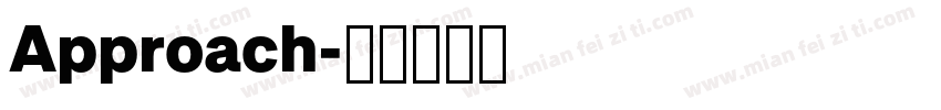 Approach字体转换