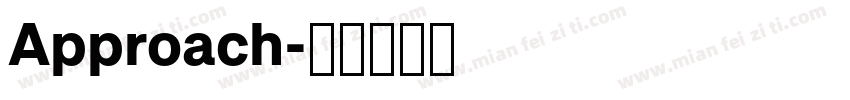 Approach字体转换