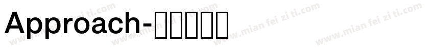 Approach字体转换