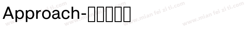 Approach字体转换