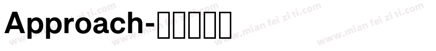 Approach字体转换