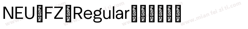NEU—FZ—Regular字体转换