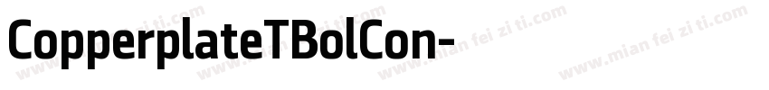 CopperplateTBolCon字体转换