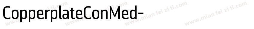 CopperplateConMed字体转换