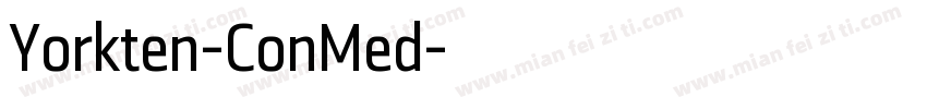 Yorkten-ConMed字体转换