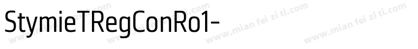 StymieTRegConRo1字体转换