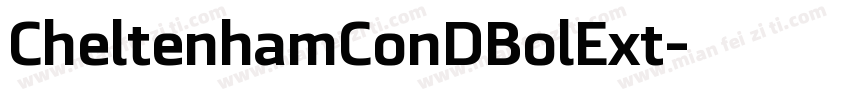 CheltenhamConDBolExt字体转换