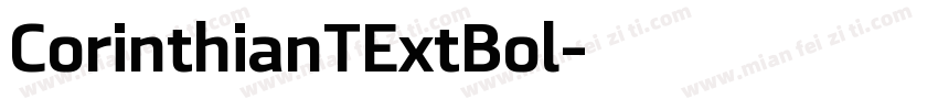 CorinthianTExtBol字体转换