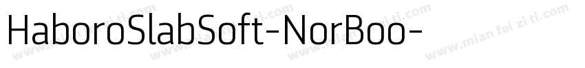 HaboroSlabSoft-NorBoo字体转换