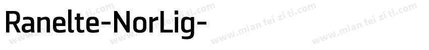 Ranelte-NorLig字体转换