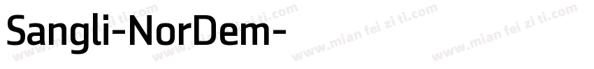 Sangli-NorDem字体转换