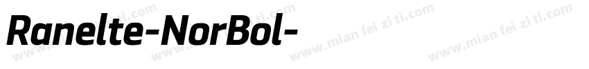 Ranelte-NorBol字体转换