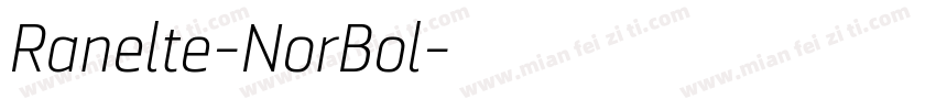 Ranelte-NorBol字体转换