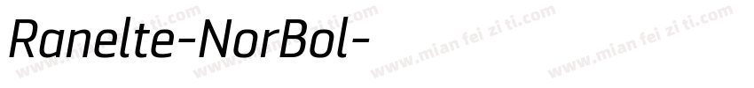 Ranelte-NorBol字体转换