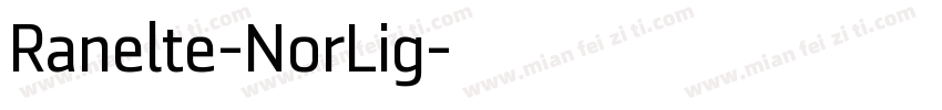 Ranelte-NorLig字体转换