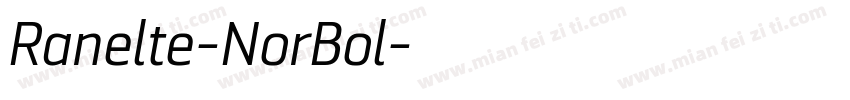 Ranelte-NorBol字体转换