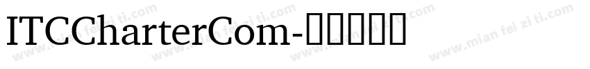 ITCCharterCom字体转换