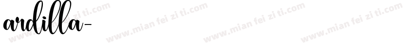 ardilla字体转换