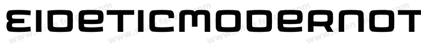 EideticModernOT-Bold字体转换