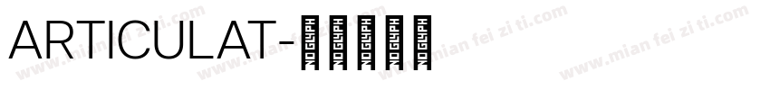 ARTICULAT字体转换