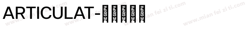 ARTICULAT字体转换