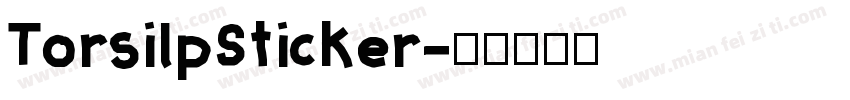 TorsilpSticker字体转换