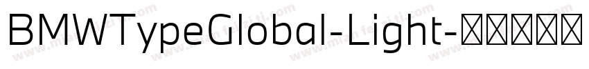 BMWTypeGlobal-Light字体转换