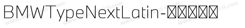 BMWTypeNextLatin字体转换