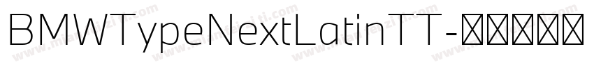 BMWTypeNextLatinTT字体转换