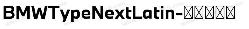 BMWTypeNextLatin字体转换