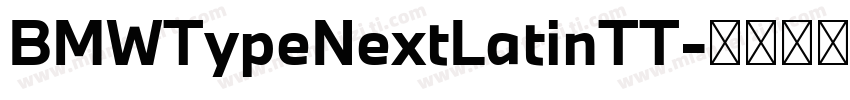 BMWTypeNextLatinTT字体转换