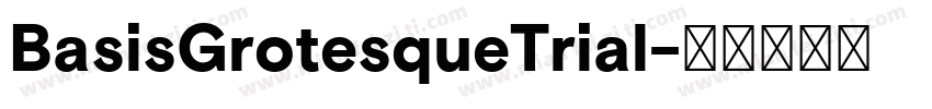 BasisGrotesqueTrial字体转换
