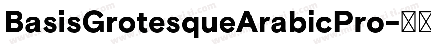 BasisGrotesqueArabicPro字体转换