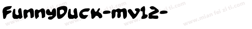 FunnyDuck-mv12字体转换