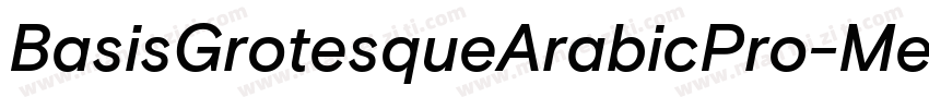 BasisGrotesqueArabicPro-Medium字体转换