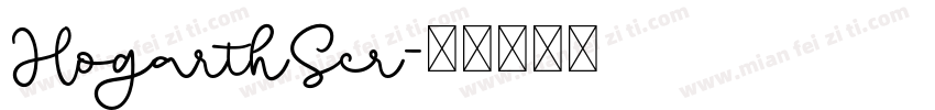 HogarthScr字体转换